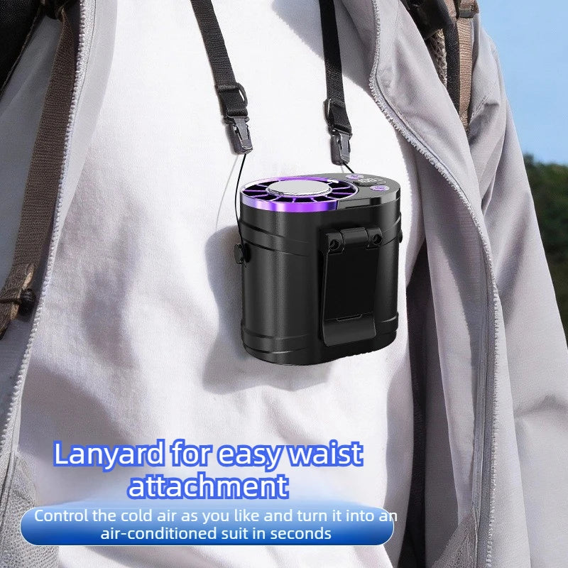 Waist Fan Portable Air Conditioner Personal Cooling Clip on Fan for Outdoor Sports Travel Office Workers Summer Gift