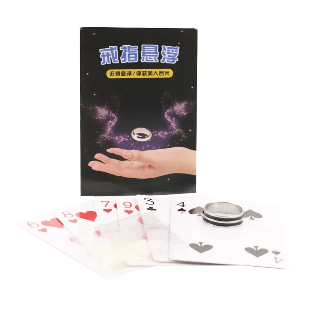 Floating Ring Magic Tricks Play Ball Pen Floating Effect Of Invisible Suit Powerful Magic Props Close Up Stage Props Gimmick