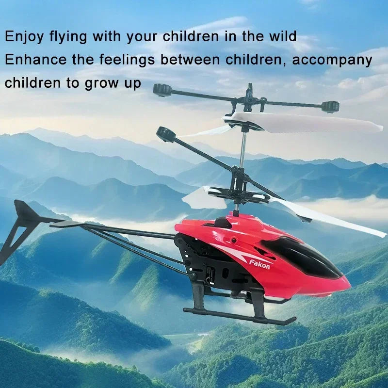 Mini Drone Rechargeable Mini RC Drone Remote Safe Fall-resistant RC Helicopters Drone Children Toys（No Remote Control Battery)