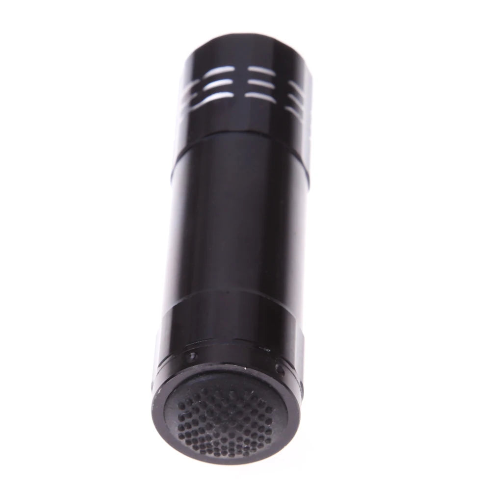 9LED Mini Flashlight Battery Powered Portable Camping Flashlight Handheld Super Bright Light for Outdoor Hiking Fishing