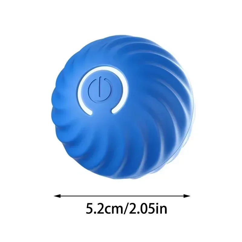 1PCS  Dog Toys Intelligent Gravity Jump Ball Rechargeable Bite-Resistant Rolling Ball Cat And Dog Chase Interactive Pet Toys