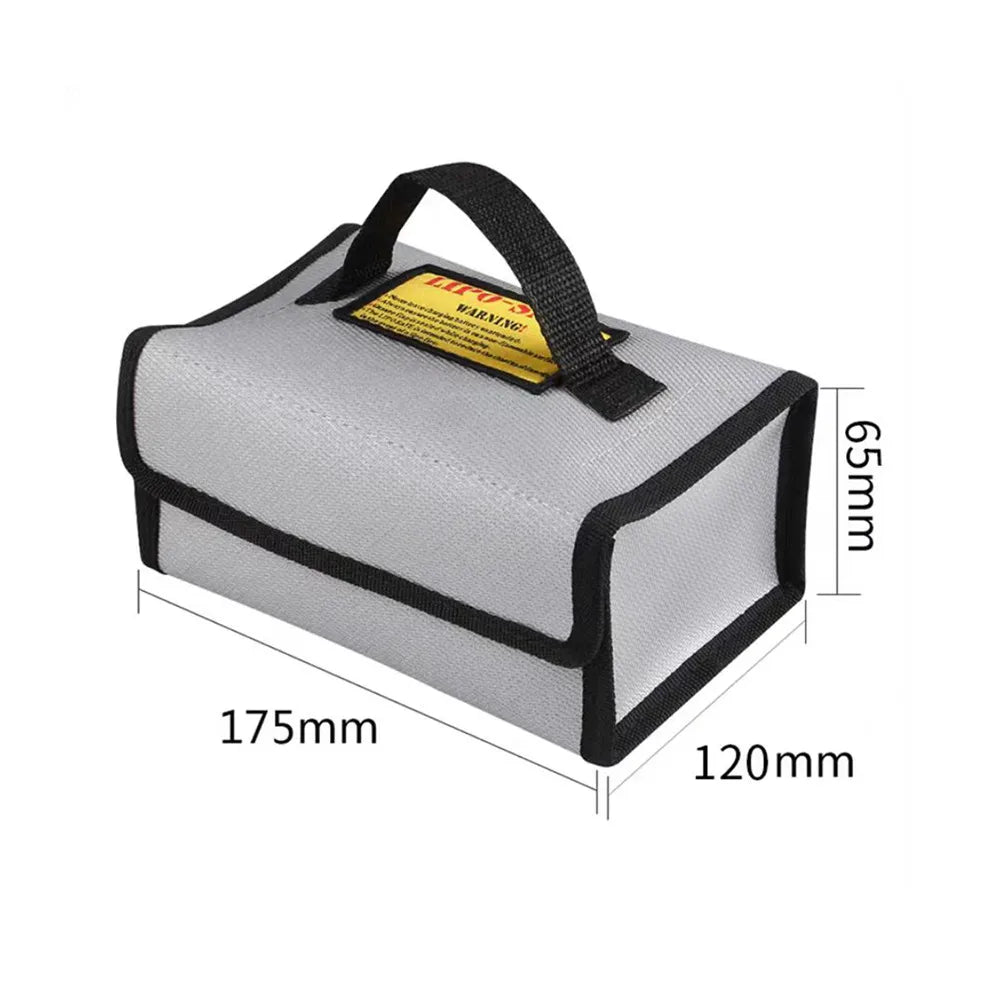 185x75x60mm Square RC LiPo Safe Bag Battery Safety Fireproof Explosionproof Guard Battery Protection Charging Sack For RC Toy