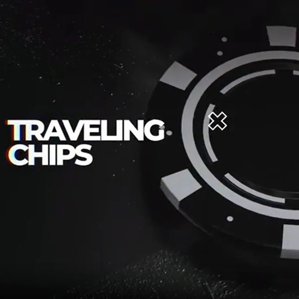 Magic Trick Traveling Chips by R Paul Wilson Chip Transportation Flight Magia Close up Street Illusion Gimmick Mentalism Prop