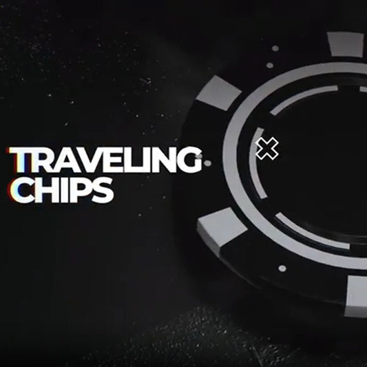 Magic Trick Traveling Chips by R Paul Wilson Chip Transportation Flight Magia Close up Street Illusion Gimmick Mentalism Prop