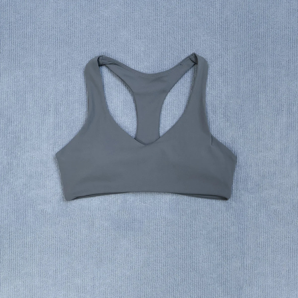 Summer Halter Neck Padded Sports Yoga Bra for Women Shock Absorption Support Backless Crop Top for Outdoor Running And Gym