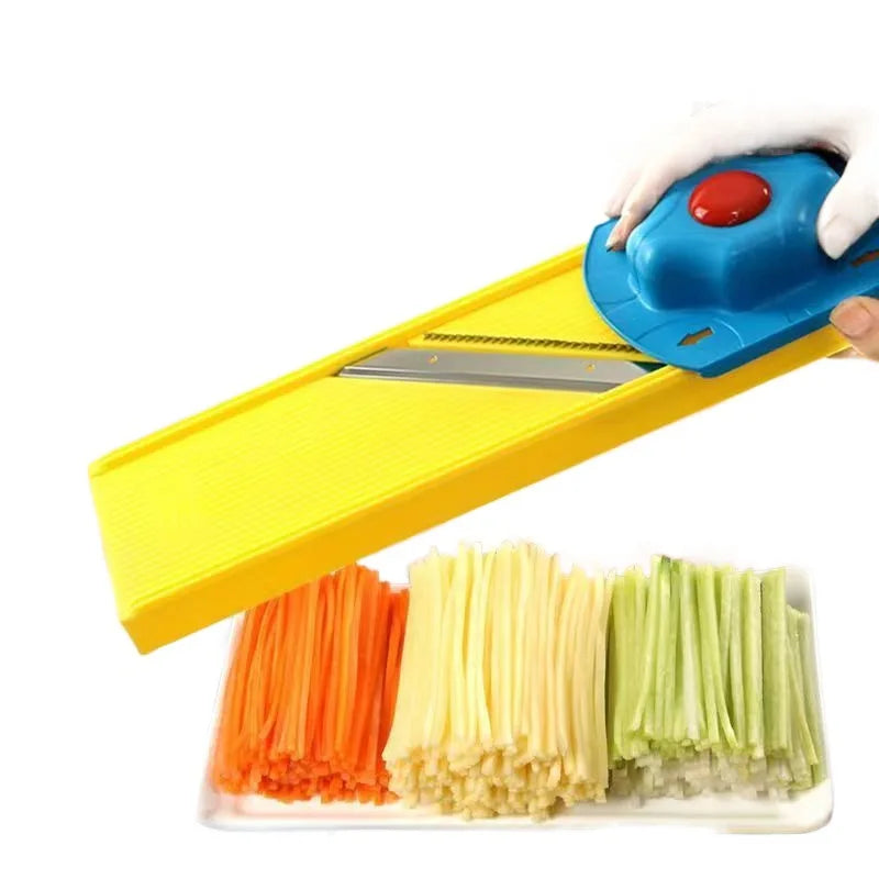 Vegetable Slicer and Vegetable Julienne with Hand Protector Handheld Vegetable Chopper for Speedy Slicing of Fruit and Vegetable