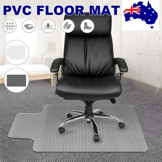 Chair Mat Carpet Floor Office Home Computer Work Vinyl PVC Plastic 1200 x 900mm