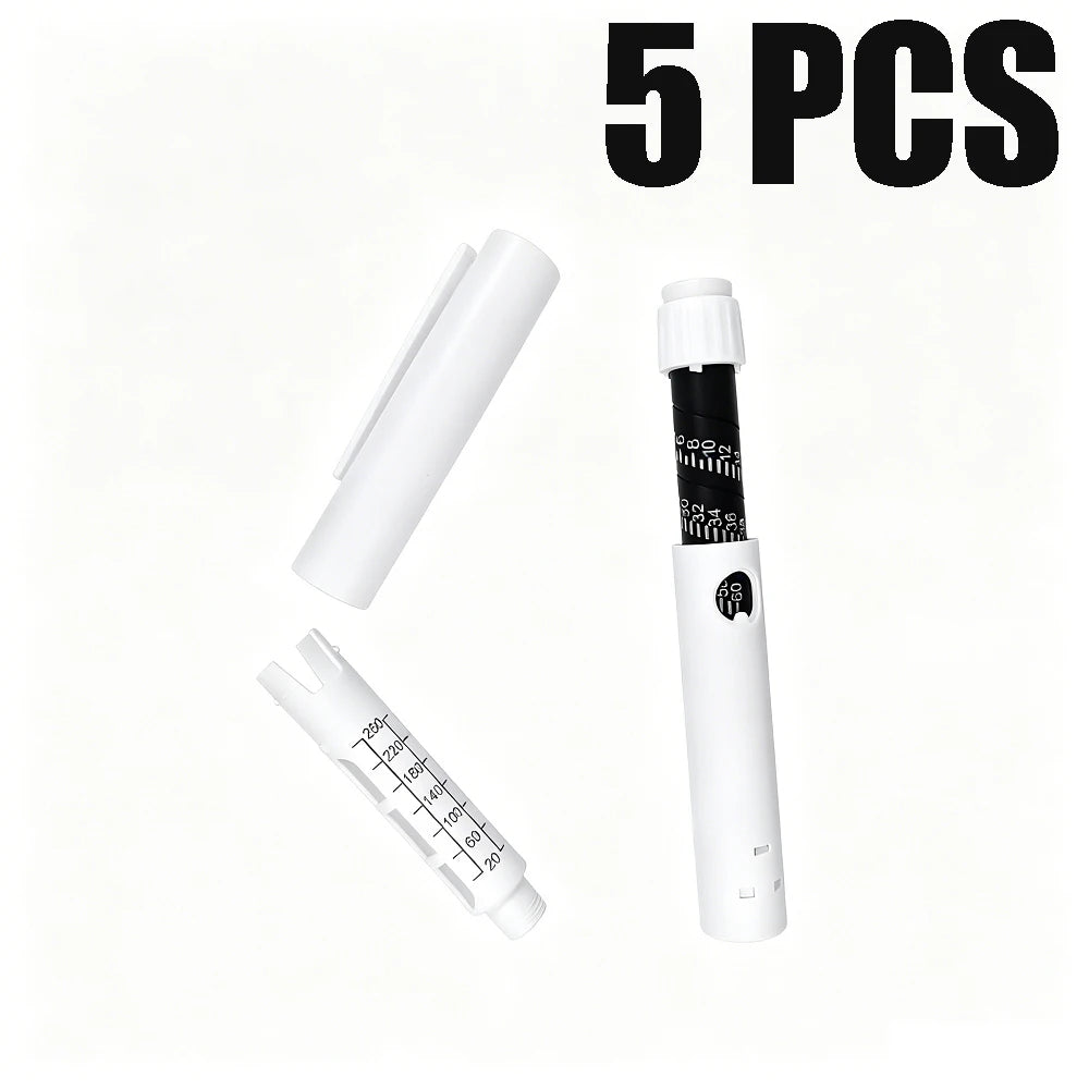 Rotary Push Disposable Sterile Insulin Injection Pens Adjustable Growth Hormone Dosage 60U Magic Beauty Injection Pen