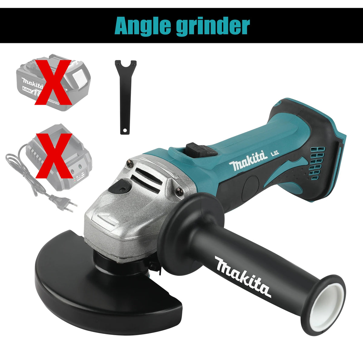 Makita 18V DCA402 Brushless Electric Angle Grinder Rechargeable Cutting Machine High Power Polishing Machine For Makita Battery