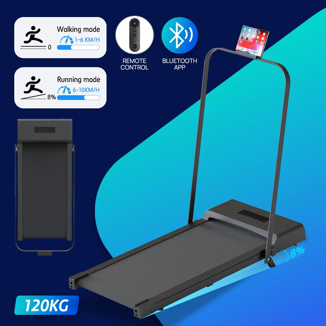 Electric Quiet Under Desk Treadmill for Home Gym Fitness Remote Control