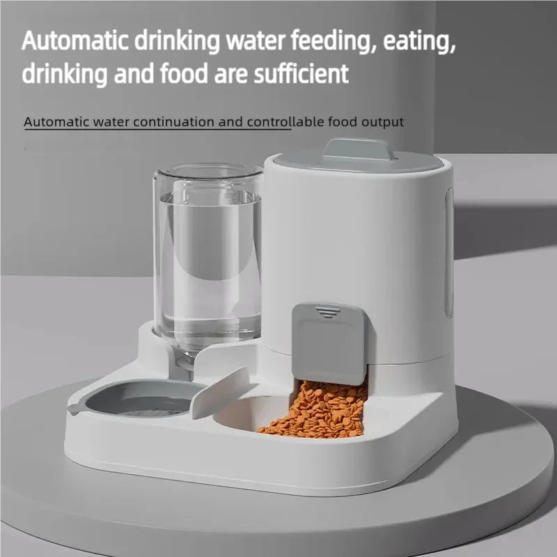 Automatic Gravity Cat Water Dispenser Feeder No Electricity Needed Spill-Proof Large Capacity Pet Supplies for Cats Dogs