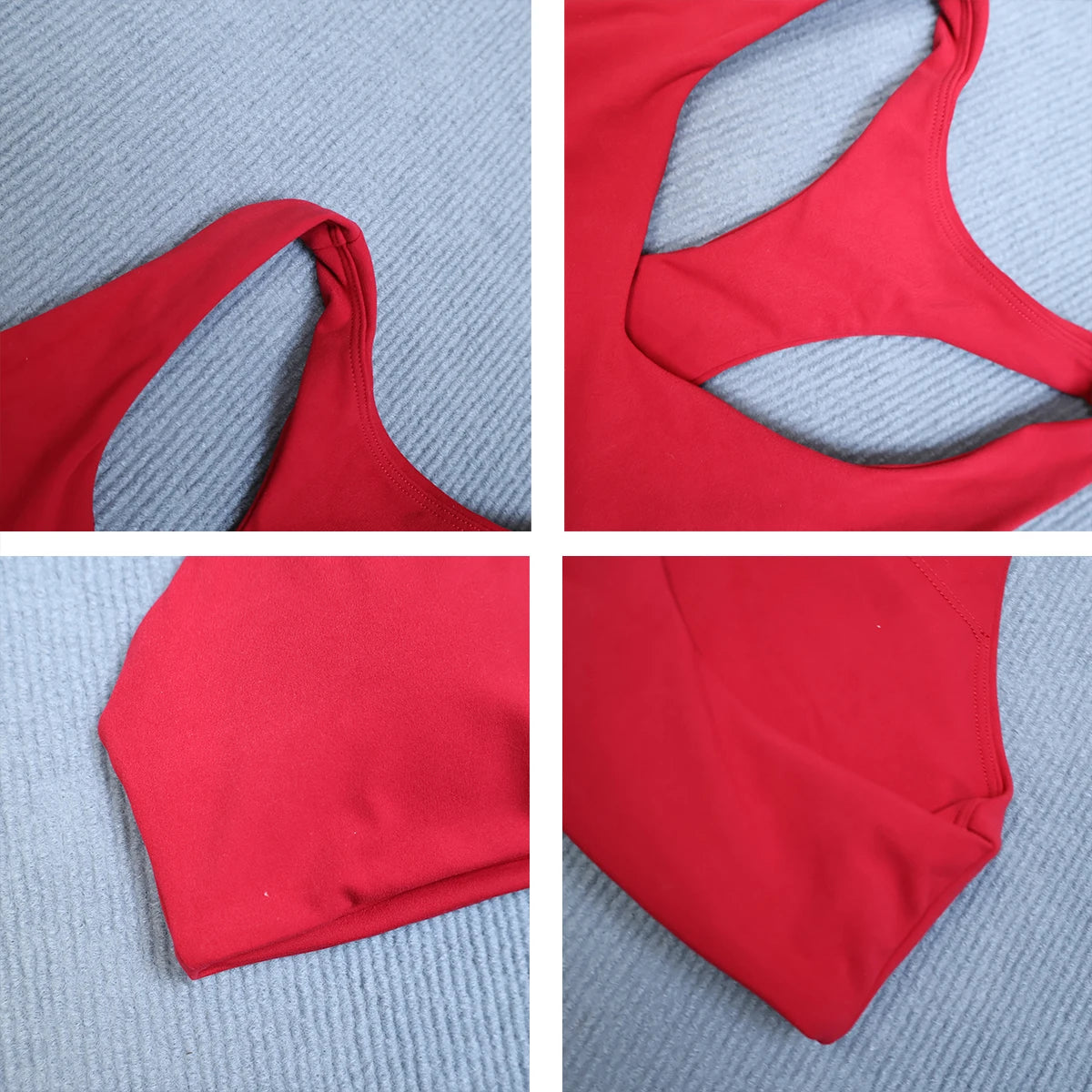 Summer Halter Neck Padded Sports Yoga Bra for Women Shock Absorption Support Backless Crop Top for Outdoor Running And Gym