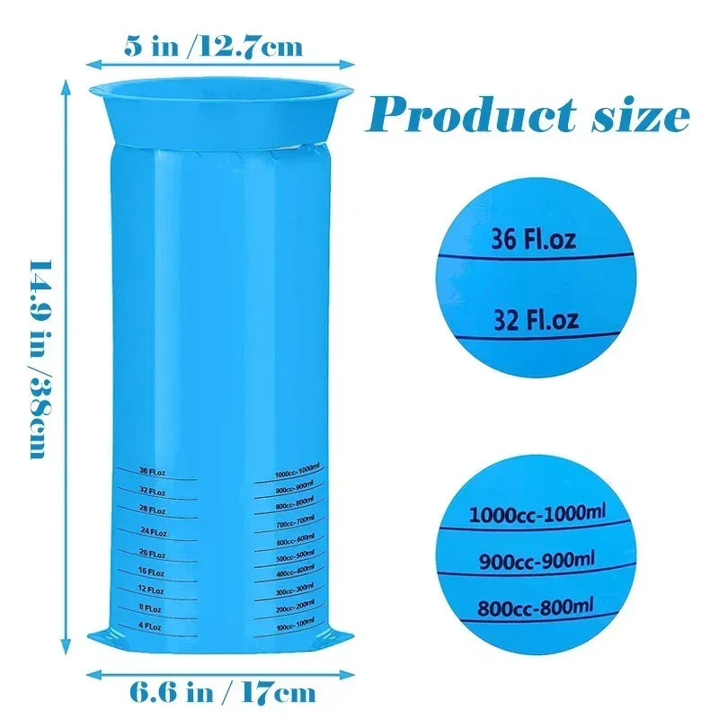 5-50Pcs 1000ML Portable Disposable Travel Car Airplane Motion Sickness Nausea Vomit Cleaning Bag Clean Eco-Friendly Plastic Bag