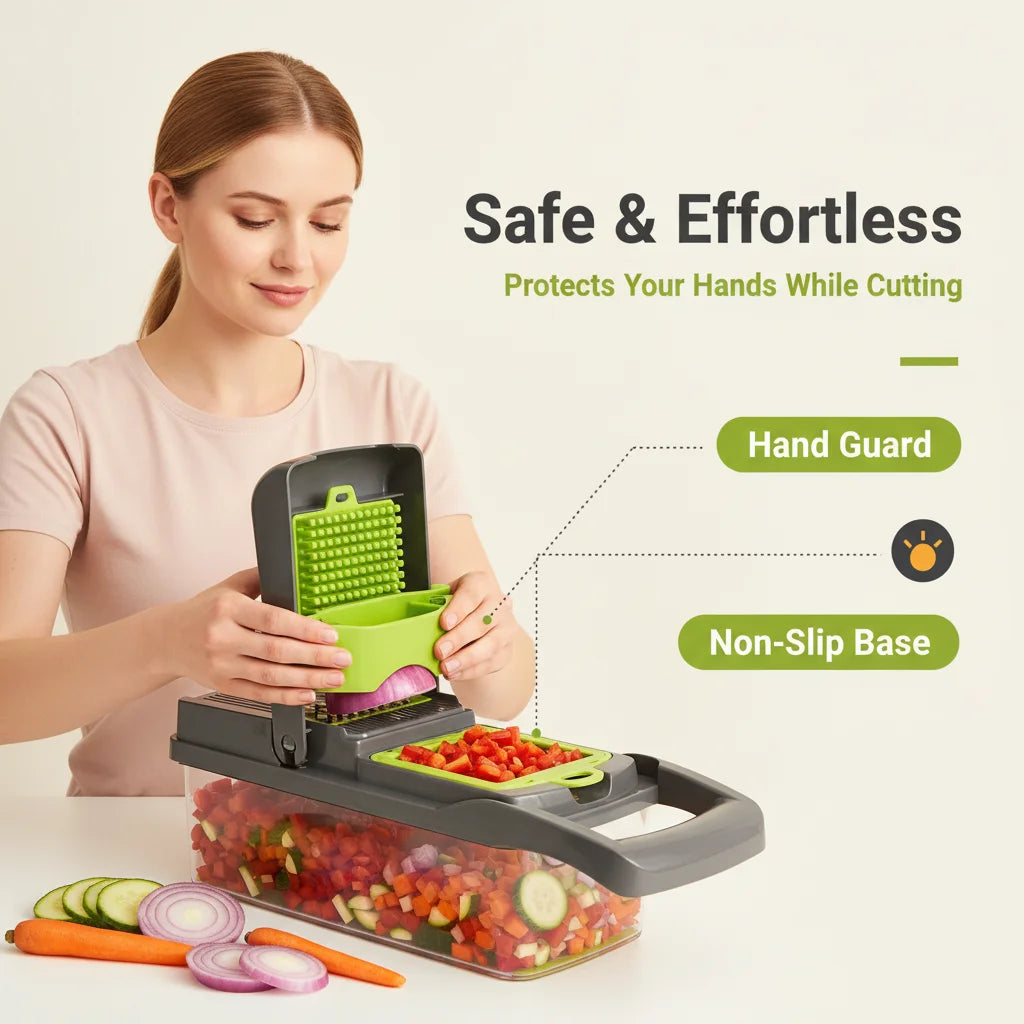 Multifunctional Vegetable Chopper with Handle Food Grater Slicer Dicer Cutter Kitchen Gadgets Cocina Cooking Tools