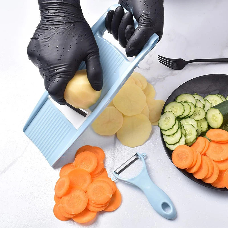 5in1 Vegetable Fruit Slicer Multifunctional Manual Vegetable Chopper Food Grater Cutter Potato Onion Veggie Dicer Kitchen Gadget