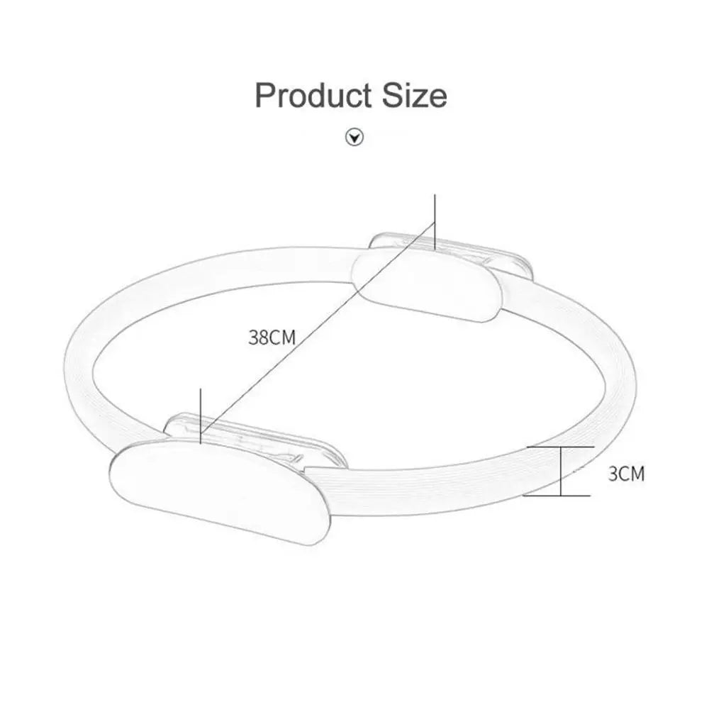 38cm Women Lose Weight Home Workout Pilate Equipment Gym Accessories Yoga Circles Magic Circle Fitness Circles Pilates Ring