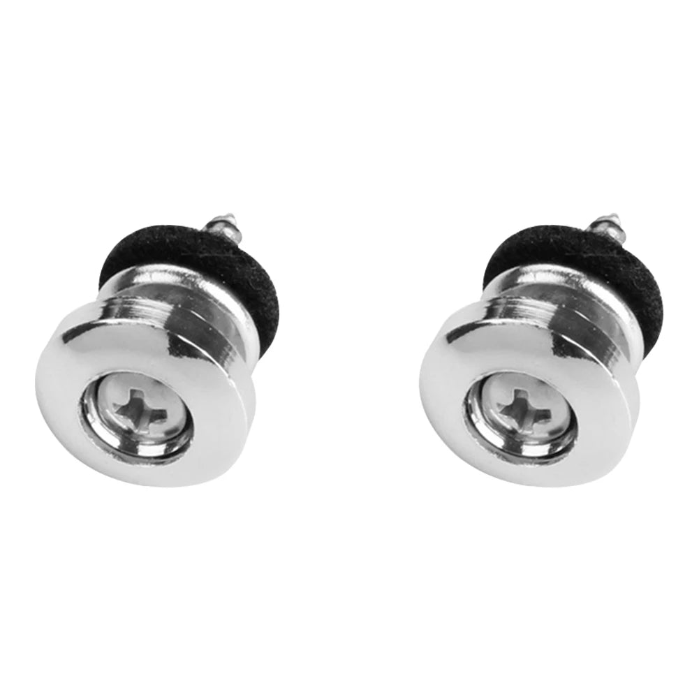 2Pcs Guitar Strap Button Mushroom Head Guitar Strap Lock Guitar Fixator Adjustable Metal for Guitar Bass Ukulele