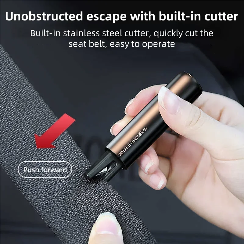 2026 New Window Breaker Seatbelt Cutter Car Gadgets Vehicle Escape Tool Safe Hammer Glass Breaker Life-Saving Emergency Artifact