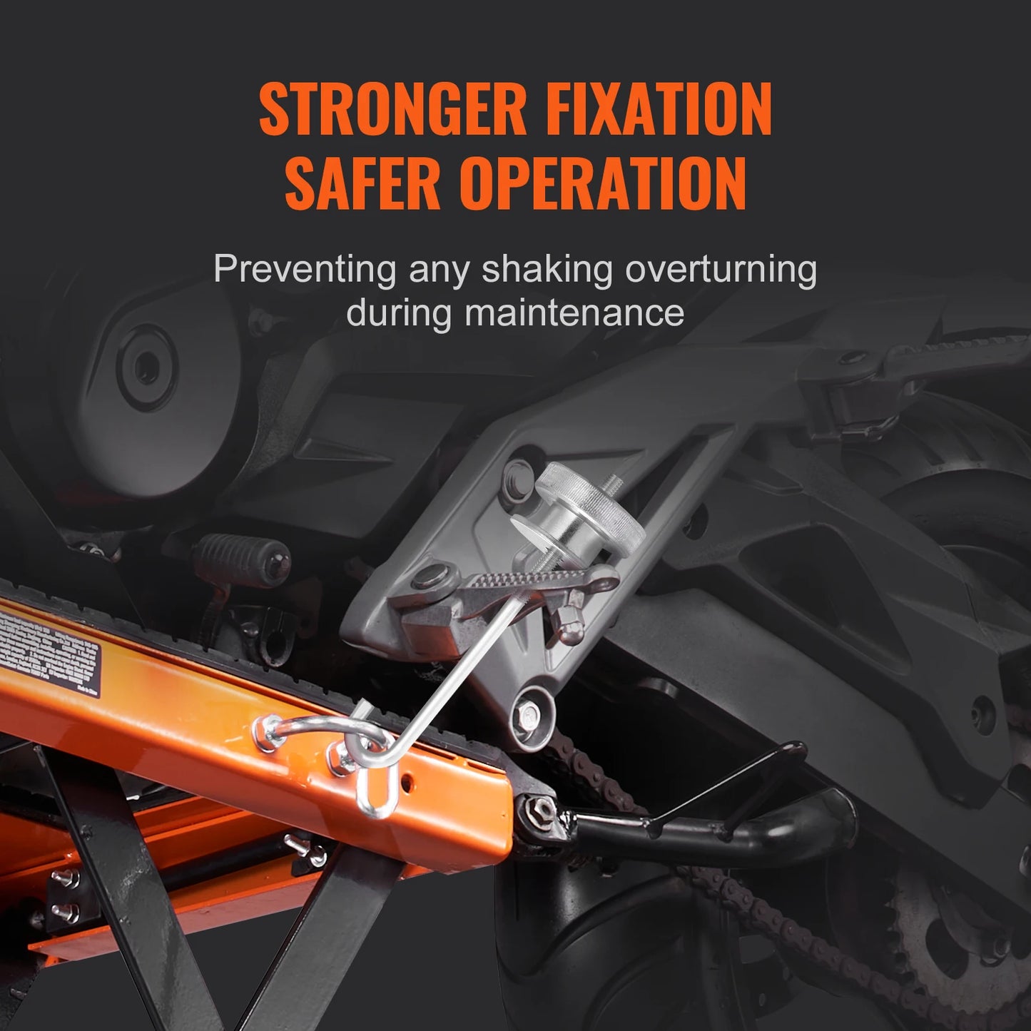 SucceBuy Hydraulic Motorcycle Lift Table 350 LBS Capacity Motorcycle Scissor Jack Lift with Wide Deck J-hooks 4 WheelsHydraulic