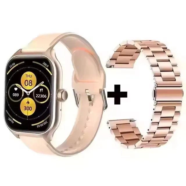 2025 Smart Watch Android IOS Phone 2.01 Inch Color Screen Bluetooth Answer Call Fitness Watches Tracker Smartwatch Women Men