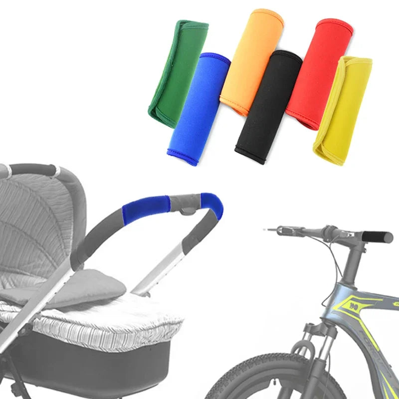 1/2pcs Baby Stroller Accessories Handle Cover Multifunction Kids Pushchair Armrest Universal Cart Protector Handlebar Sleeves
