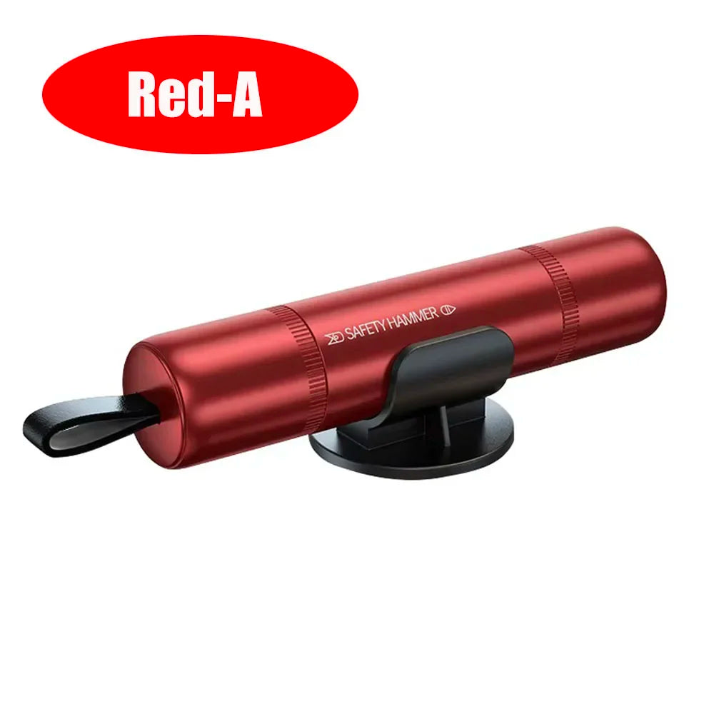 Window Breaker Seatbelt Cutter Car Gadgets Vehicle Escape Tool Safe Hammer Glass Breaker Life-Saving Emergency Artifact One Seco