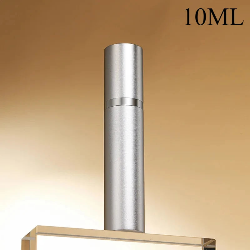 10/5ML Perfume Atomizer Portable Liquid Container for Cosmetics Traveling Mini Aluminum Spray Empty Refillable Bottle Косметика
