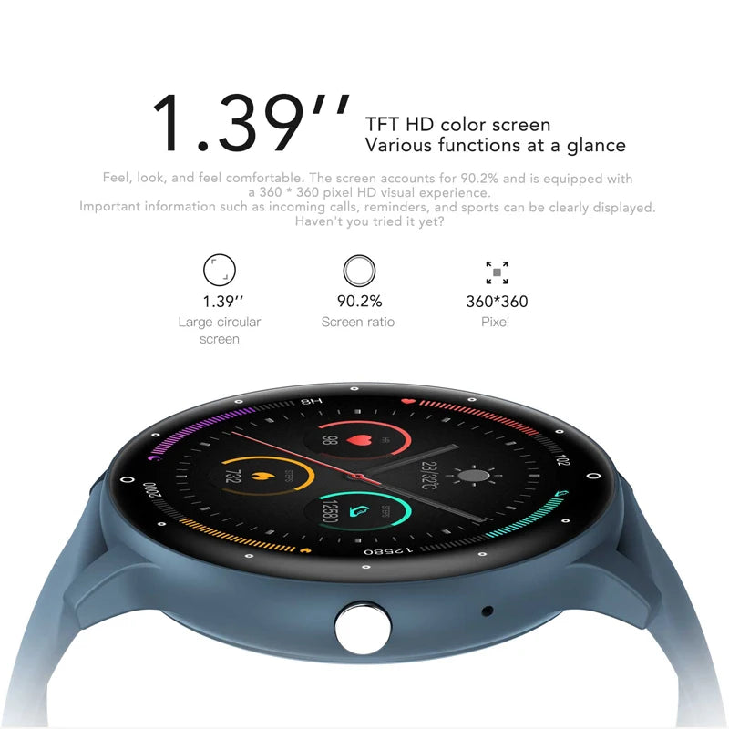 2025 New Bluetooth Call Smart Watch Ultra Light Men's Sports Fitness Waterproof Watch Heart Rate Monitor Full Touch Screen Watch