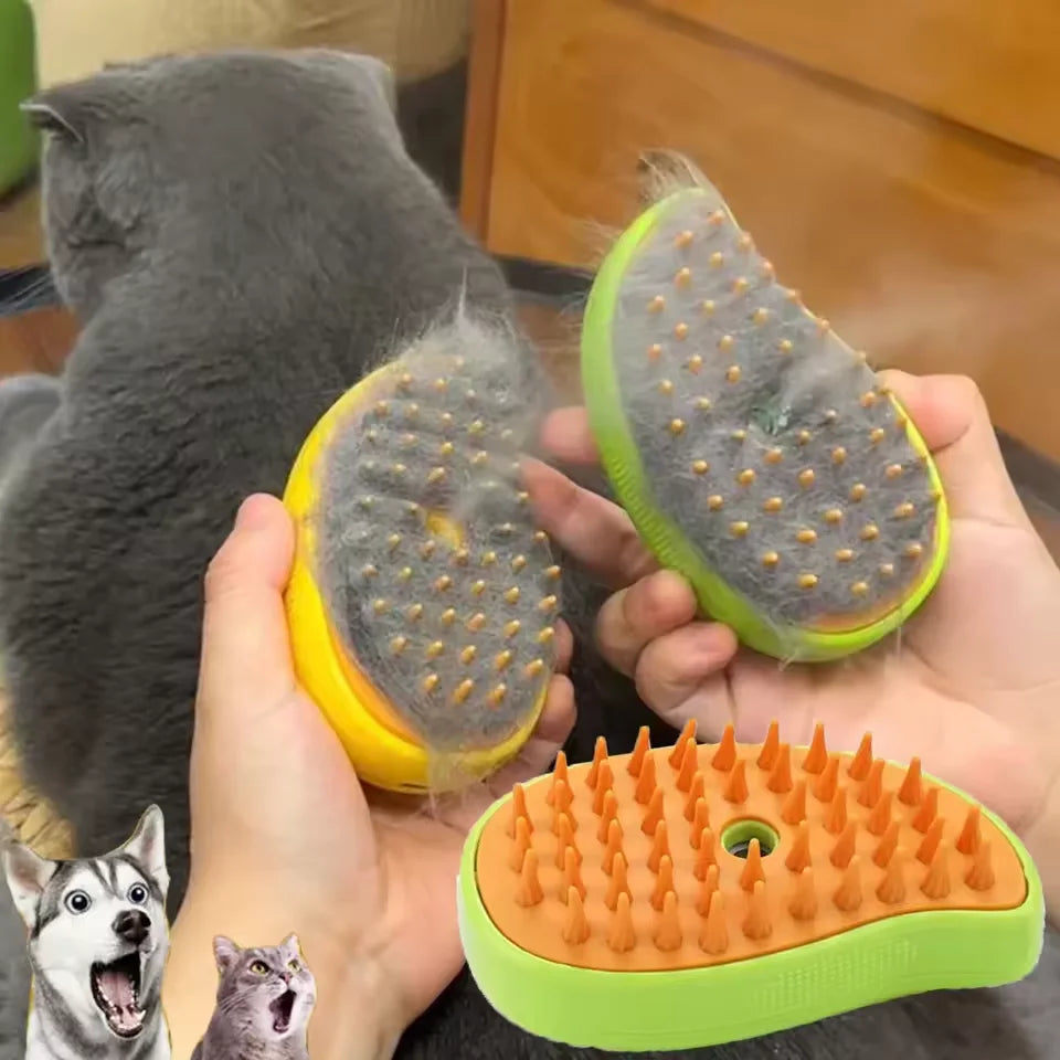 3in1 Electric Sprays Massage Combs Cat Dog Steamy Brush Steam Brush Electric Sprayer for Massage Pet Grooming Tool Shedding