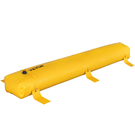 SucceBuy Flood Barrier Reusable PVCYellow Water Soft Folding Diversion Tubes Bags Lightweight Hydro Excellent Waterproof Barrier