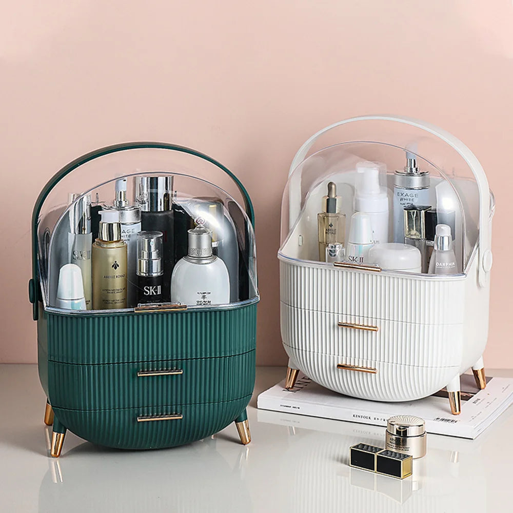 Makeup Organizer Drawer Cosmetic Carry Case Storage Jewellery Box Holder Stand