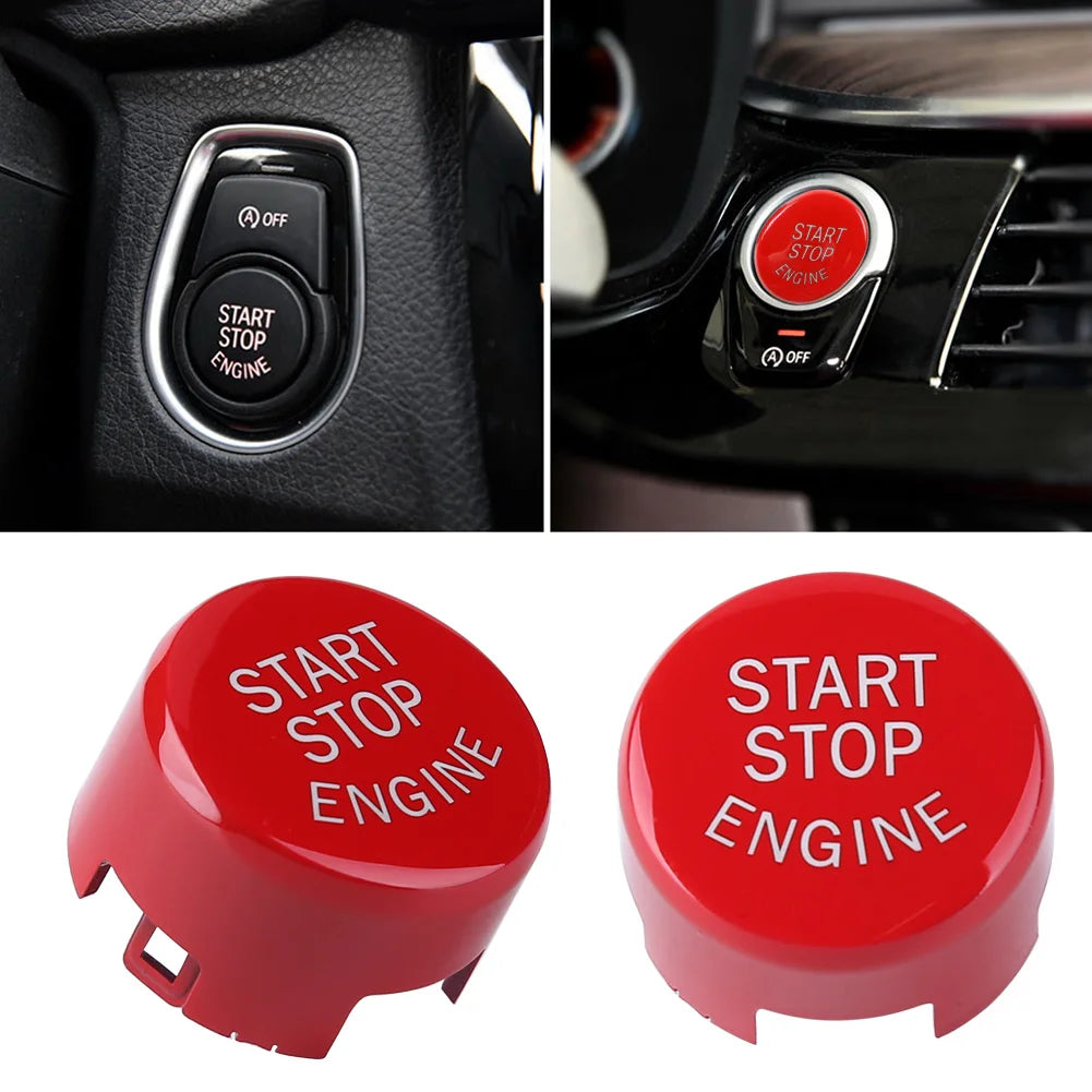 2/1pcs Car Engine STOP Button Replace Cover START Switch Replacement Accessories for BMW F20 F21 F22 F23 F30 F31 F32 F33 F10 F11