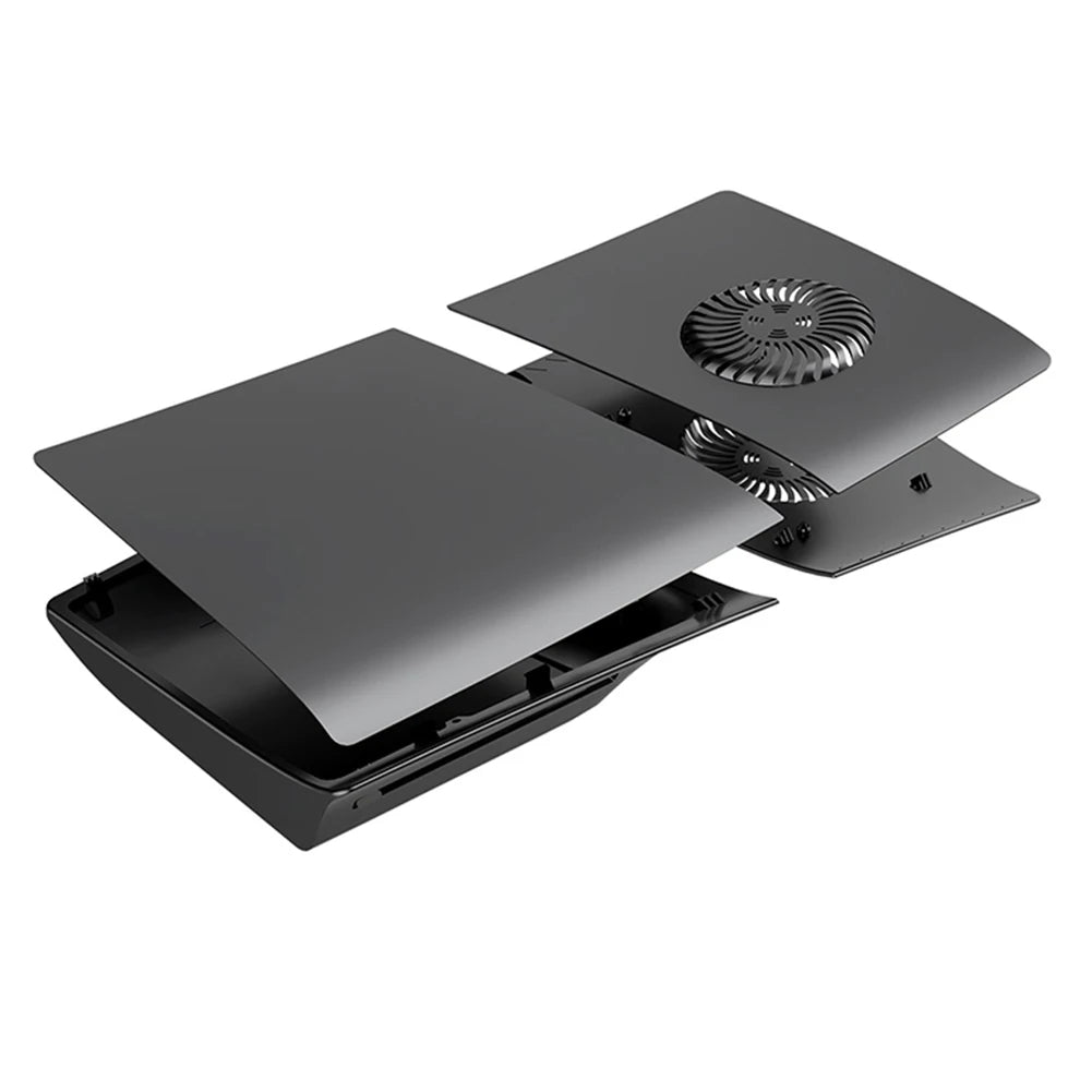 Face Plate Console Cover ABS Hard Case Anti-Scratch Side Plate Shell Shockproof Hard Shell Skin for PS5 Pro Disc/Digital Edition