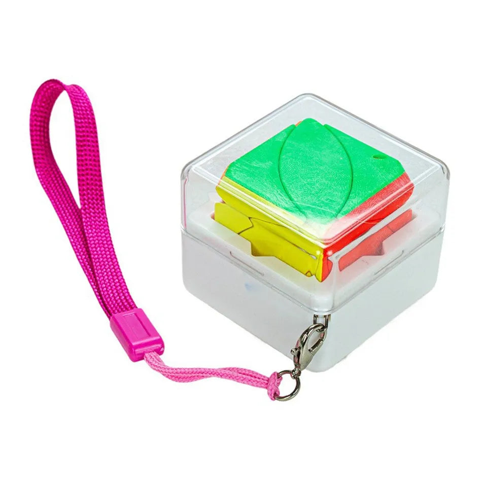 ZCUBE Mini Magic Cubes Keychain 3x3 Lovely Stickerless Birthday Christmas Gifts Toys For Children