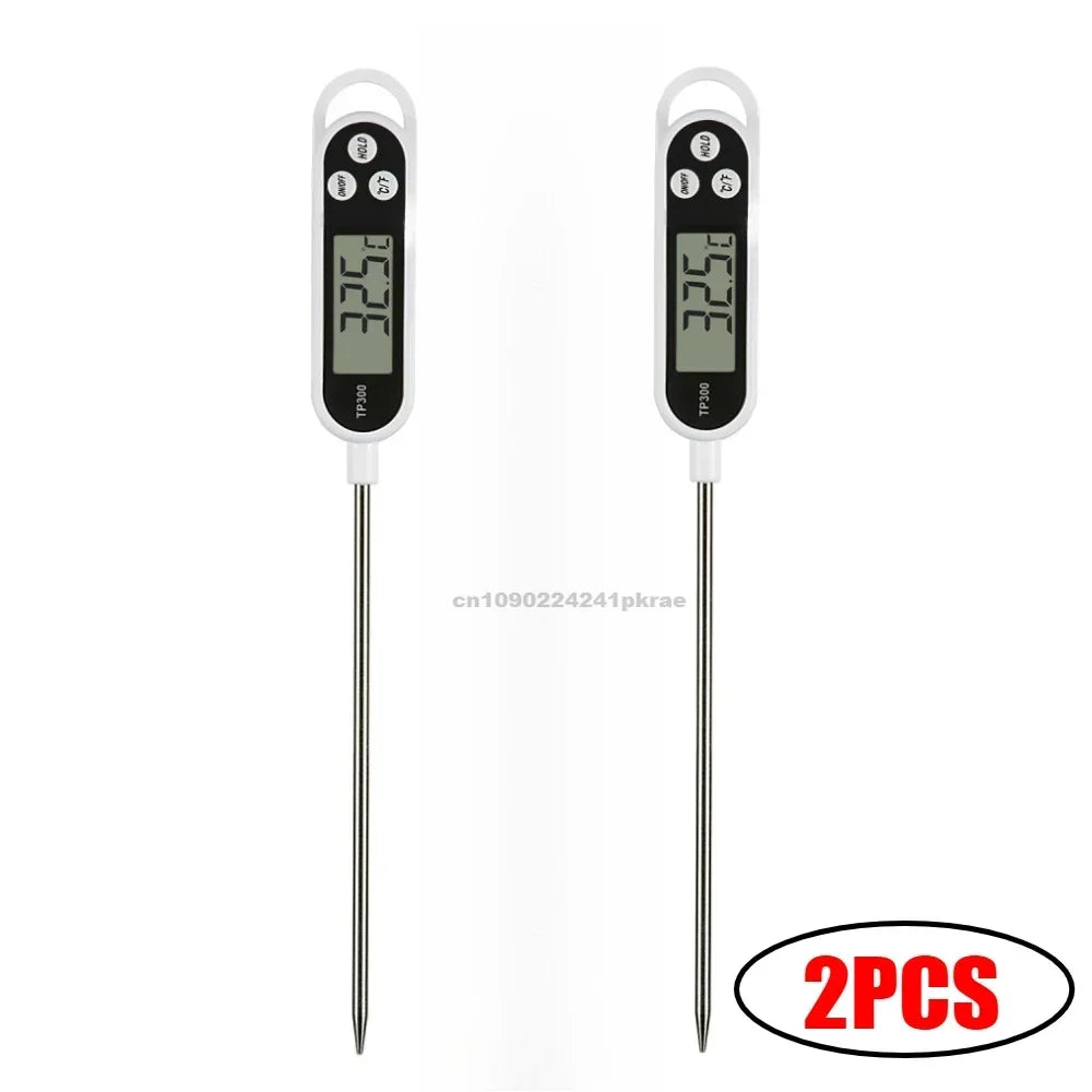 Stainless Steel Probe Cooking Food, Barbecue Stove, Water, Milk, Oil, Liquid Meat, Digital Kitchen Thermometer Kitchen Tools