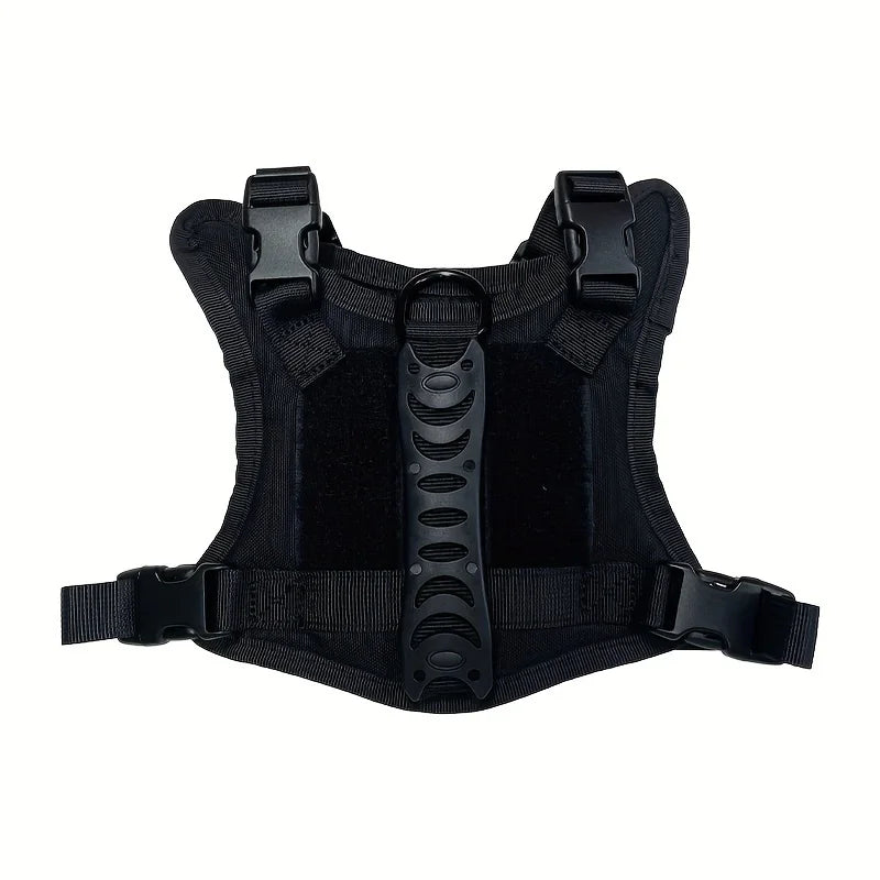 Cat Puppy Tactical Vest Training Harness Adjustable Military Outdoor Working Cat Harness  Dog Accessories for Small Dogs