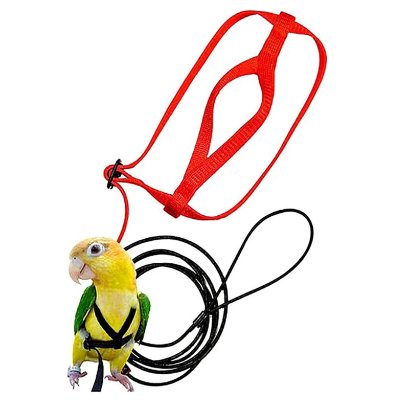 Training Flying Traction Rope Anti-Bite Training Rope Bird Leash Parrot Flying Rope Parrot Harness Bird Harness Leash 2030