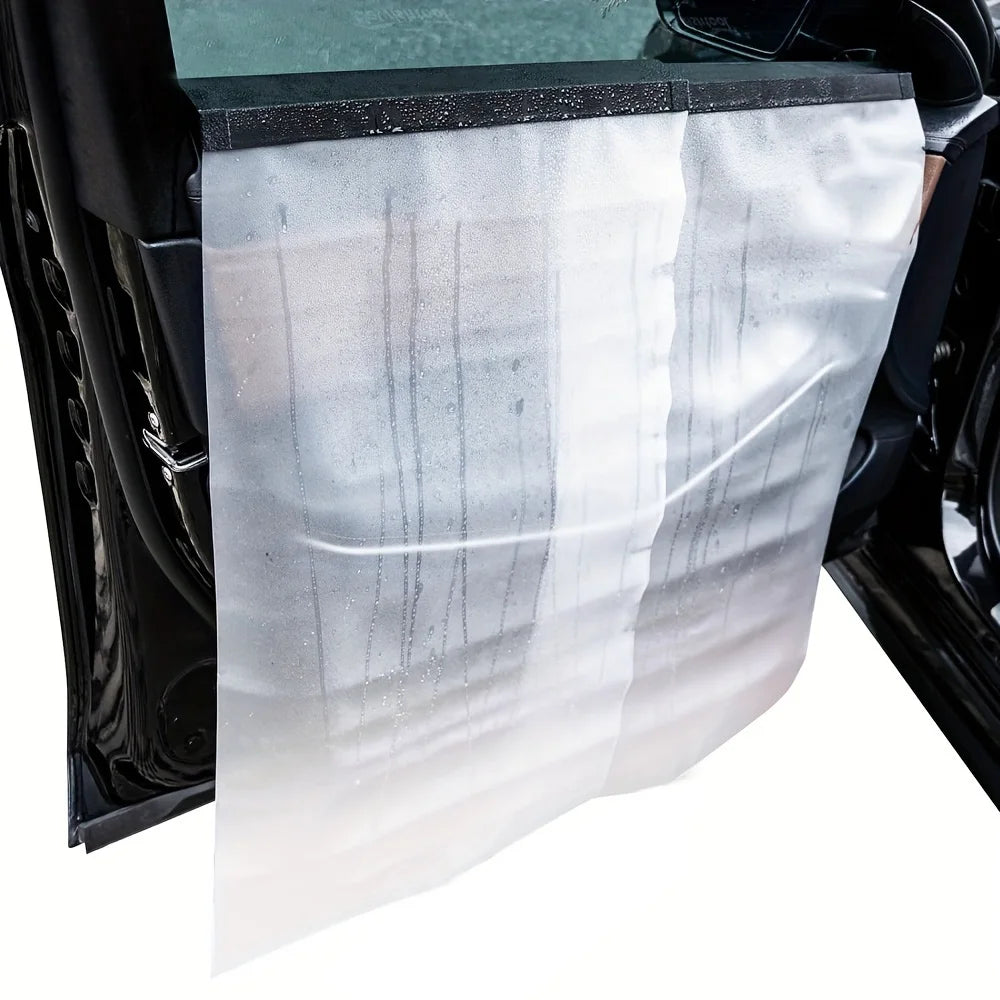 KUNAISI Cover Waterproof Window Tint Tools Car Door Covers Kit For One Door Tint Supplies Tinting Tools Car Cleaning Accessories