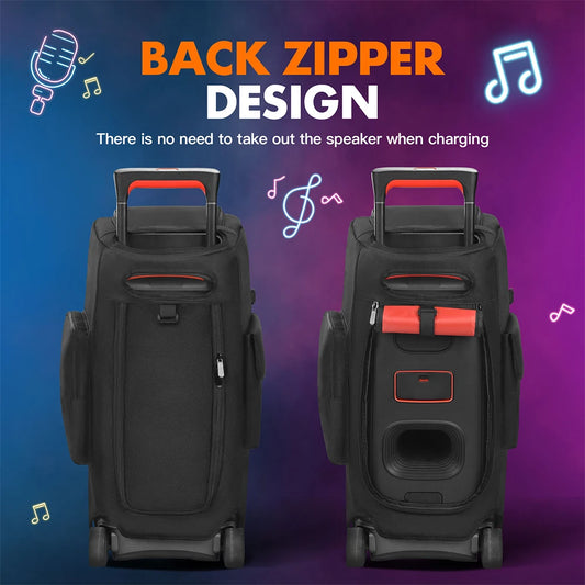 Speaker Dust Cover Waterproof Portable Speaker Dust Case Zipper Closure Padded Speaker Protective Cover for JBL PARTYBOX 310/320