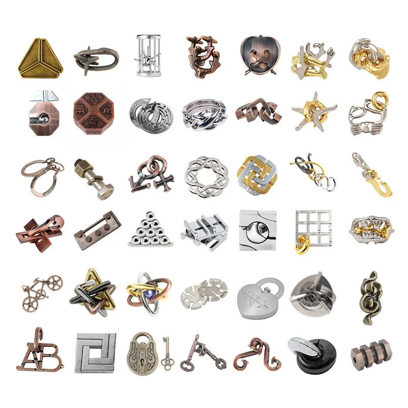 Metal Puzzle Toys for Children Adults Rompecabezas Metalico 3D Iq Brain Teaser Casse Tete Juguetes Y Aficiones Toys for Children