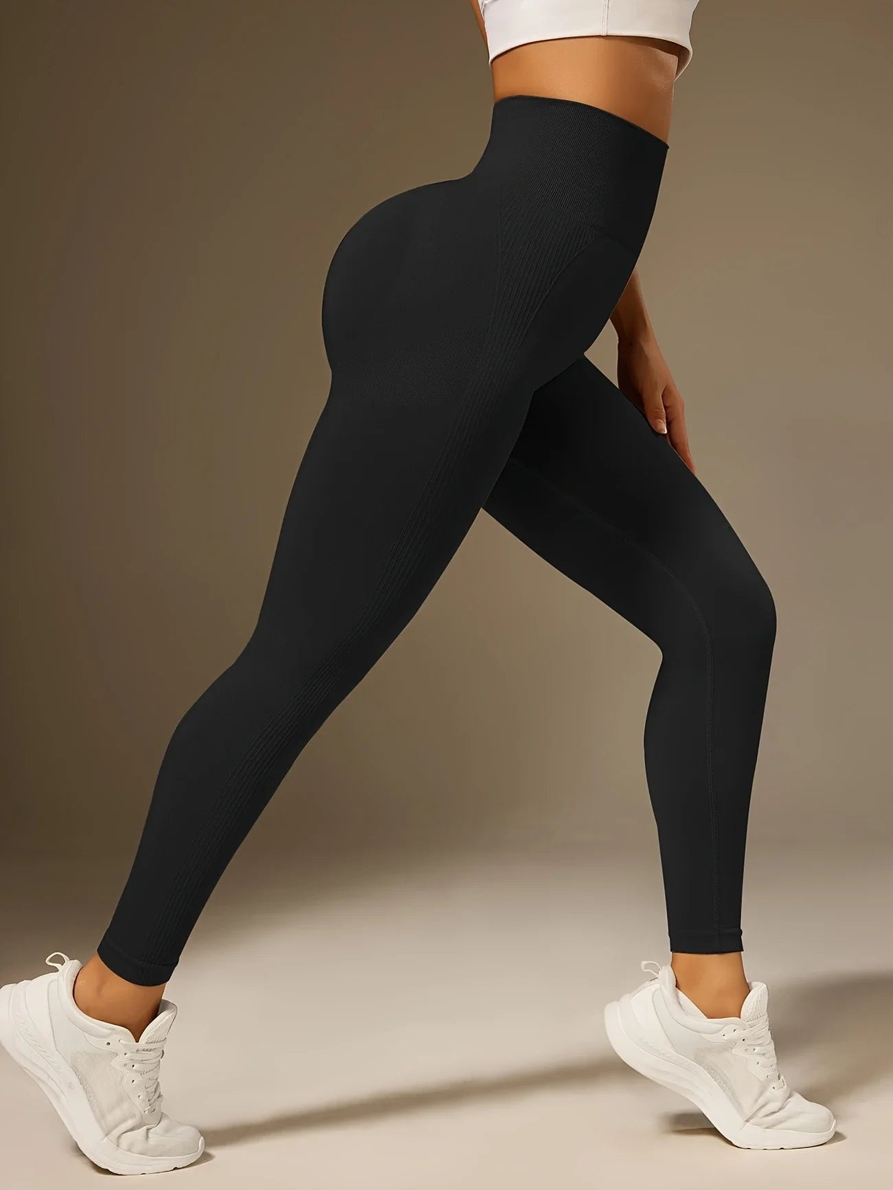 Seamless Peach Butt Lifting Yoga Pants - High-Waisted Buttery Soft Leggings for Women, Ideal for Running & Workouts