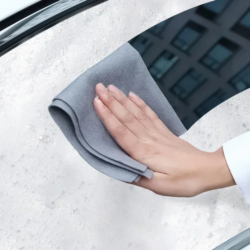 Microfiber Rag Quickly Absorbent Washing Towels Magic Cloth Glass No Trace No Watermark Car Glass Cleaning Tool Car Wash