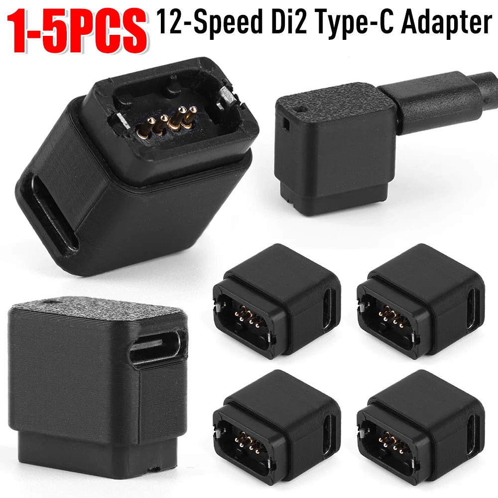 1-5PCS 12-Speed Di2 Electric Bicycle Type-C Adapter Battery Charger Head Cable for SHIMANO EW-EC300 R9270 9250 8170 8150 7170 ﻿