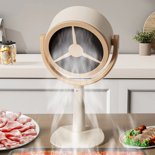 Desktop Range Hood Mini Range Hood Portable USB Charging Extractor Hood Adjustable Angle for Indoor BBQ Hot Pot