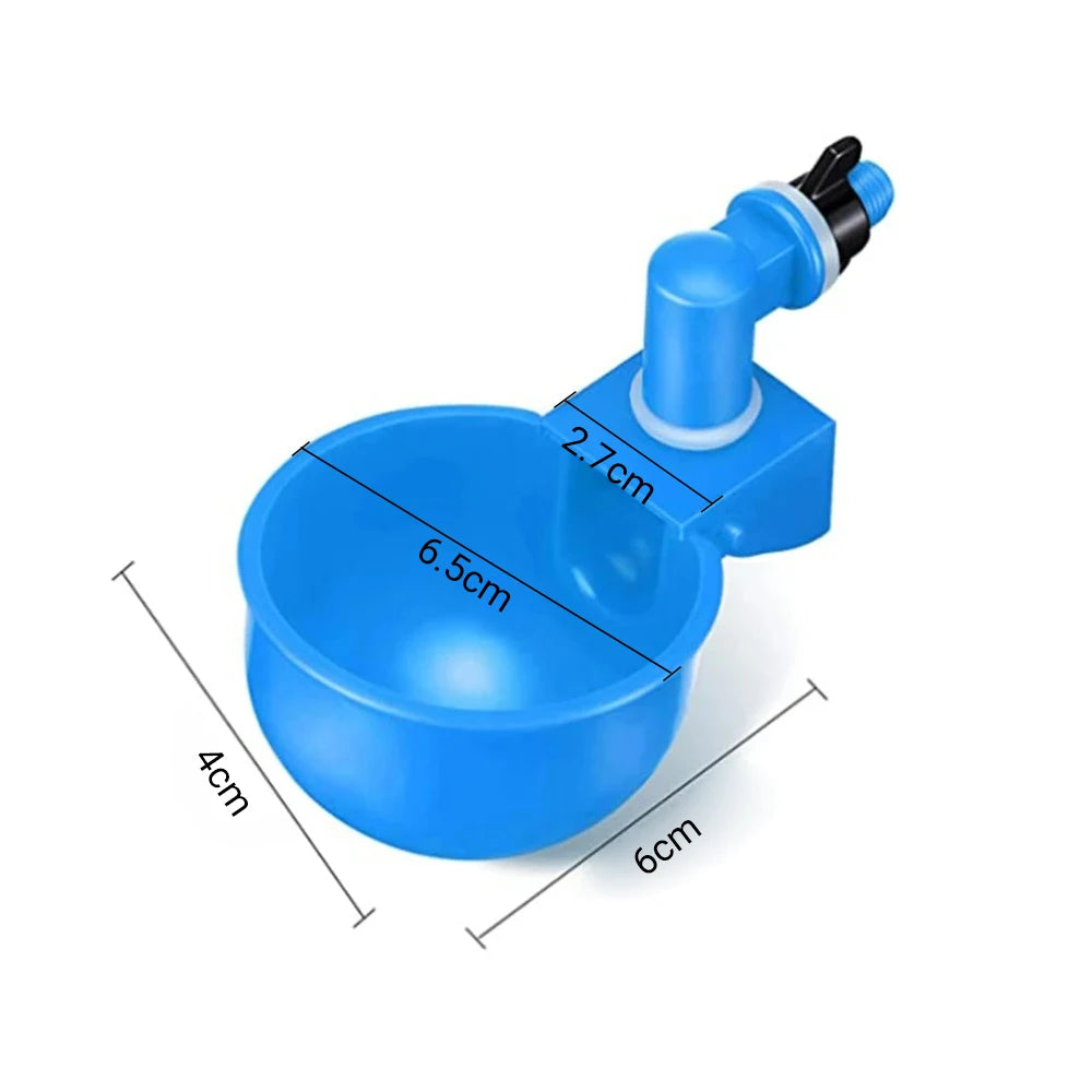 Poultry Chicken Automatic Drinker Cup Waterer Nipple Chook Bird Water Feed