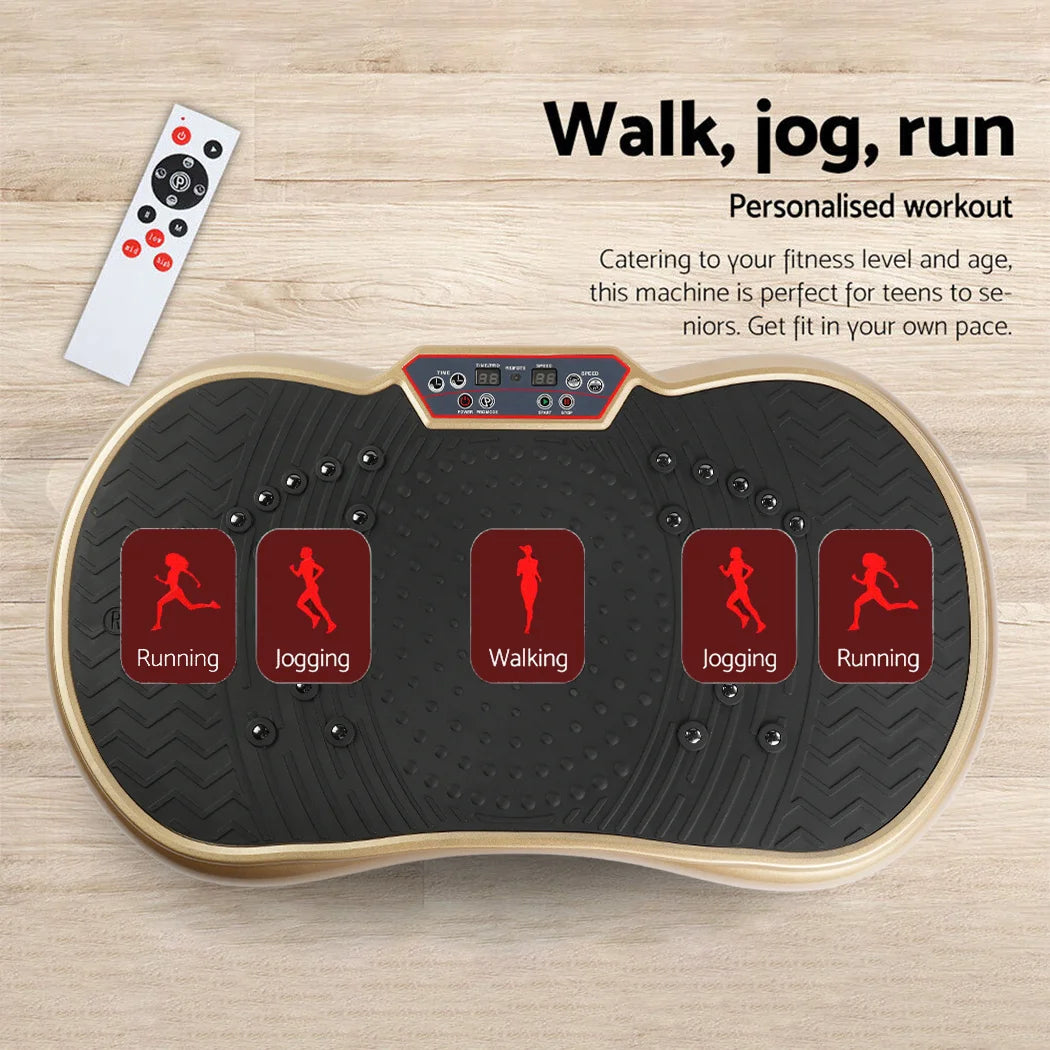 PORIYA Exercise Vibration Machine Platform Fitness Vibrating Plate Full Body Workout AU