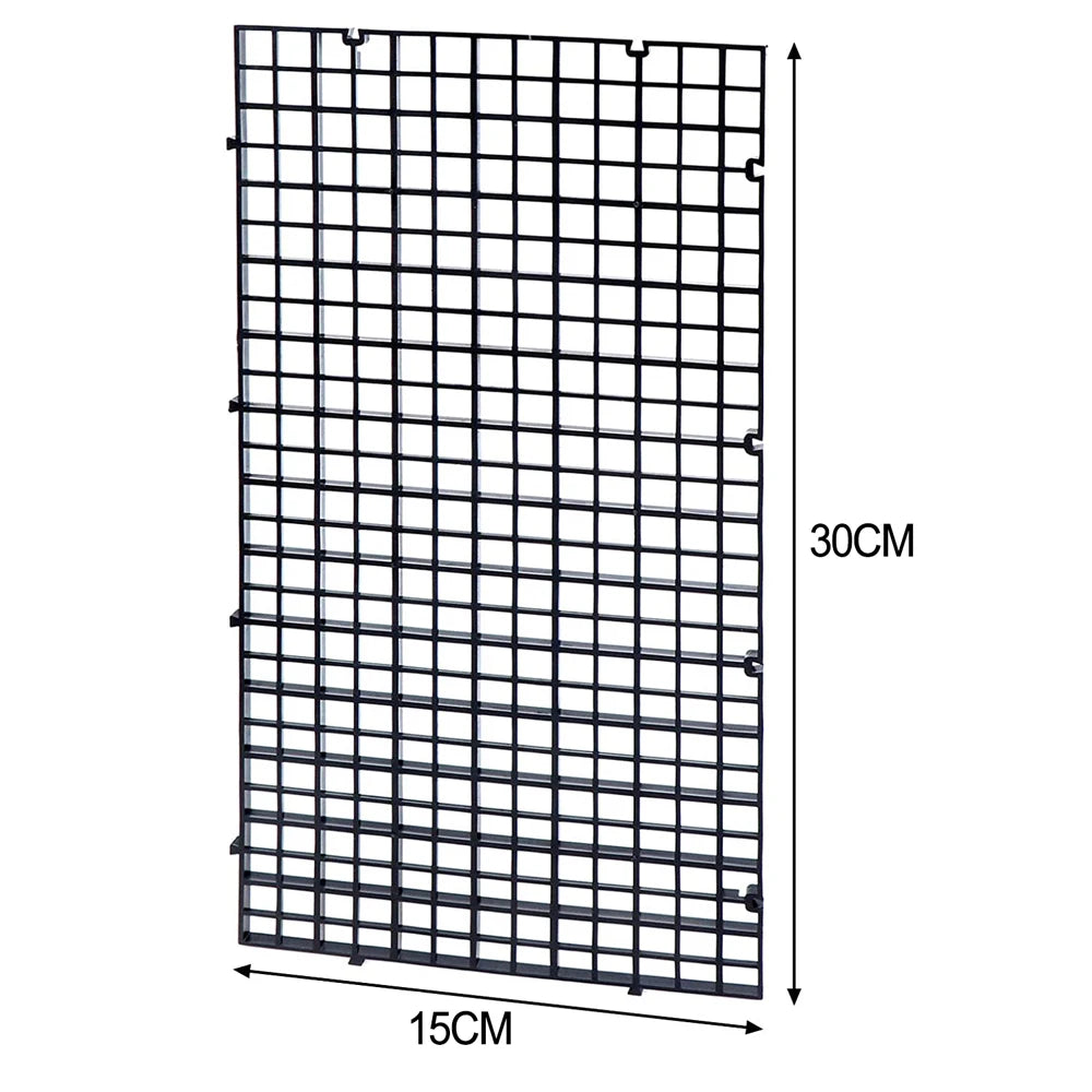 8PCS Plastic Fish Grid Divider Durable Holder Fish Tank Tray Egg Crate Aquarium