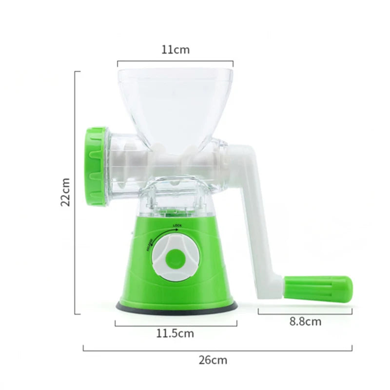 Meat Grinder Manual Processors Food Mincer Kitchen Machine Sausage Maker Stuffer Vegetable Chopper Blender Household Enema Tool