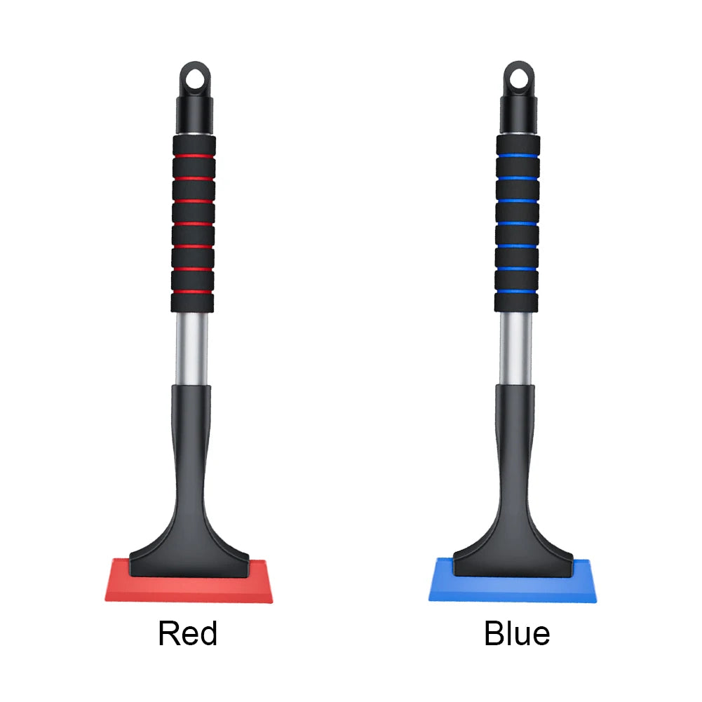 Extendable Ice Scraper with Sponge Handle Auto Ice Remover Ergonomic Car Defrosting Snow Removal Tool for Window Frosting