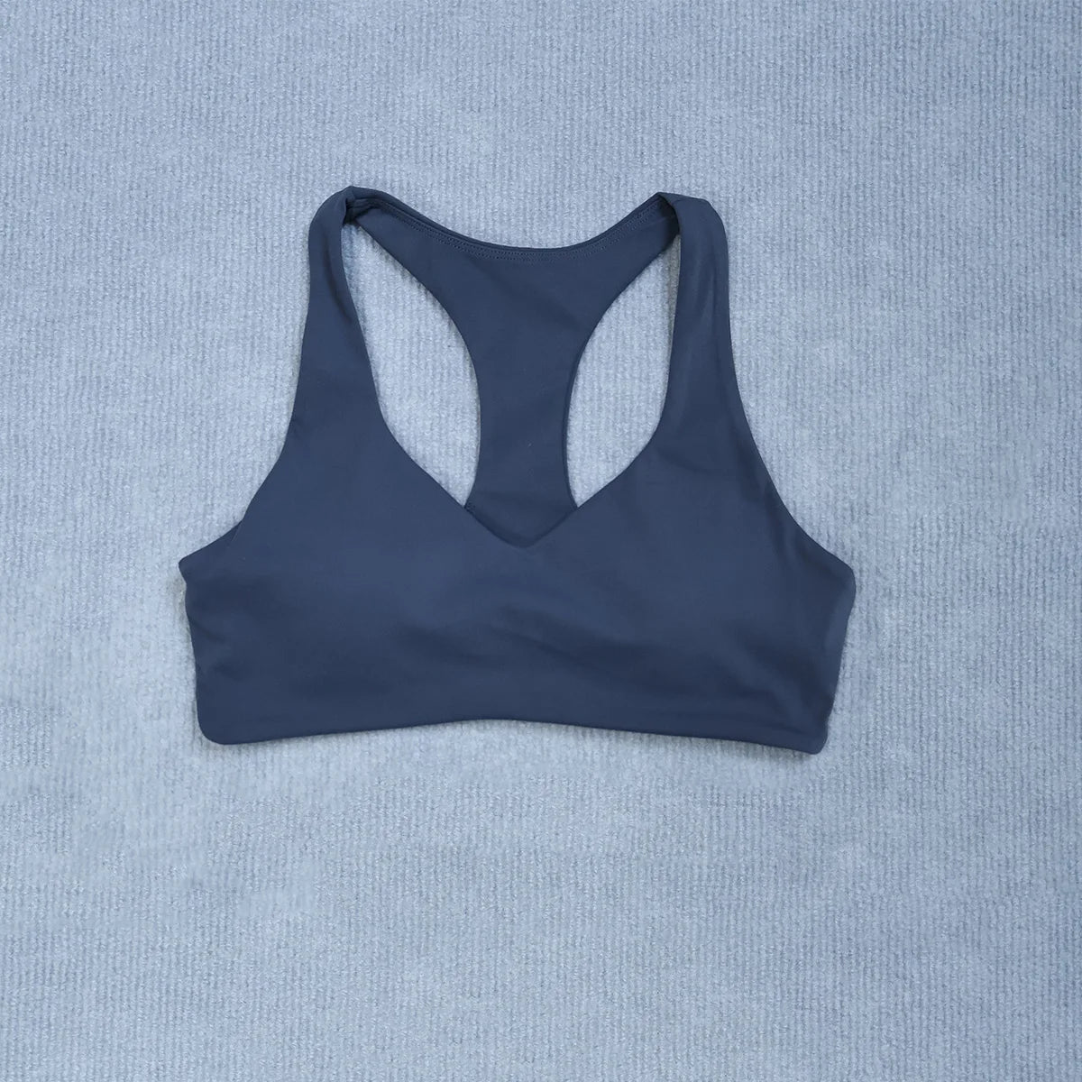 Summer Halter Neck Padded Sports Yoga Bra for Women Shock Absorption Support Backless Crop Top for Outdoor Running And Gym